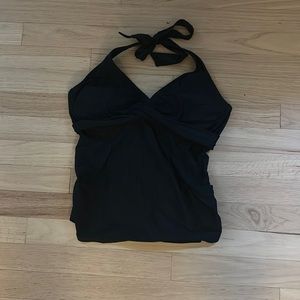 Athleta Black tankini top